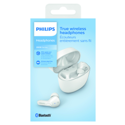 Ecouteurs Philips In-ear TWS TAT2206 blanc