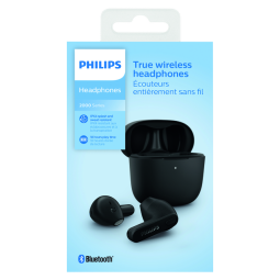 Oortelefoon Philips In-ear TWS TAT2236 zwart