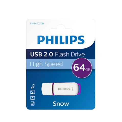 Clé USB Philips Drive Snow 64Go USB 2.0