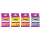 Bloc-mémos 3M Post-it 6920 Super Sticky 76x76mm assorti 45 feuilles