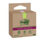 Bloc-mémos 3M post-it 622 RSS3COL 47,6x47,6mm assorti 3 pièces