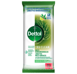 Reinigingsdoekjes Dettol TC Eucalyptus & Limoen 48 stuks