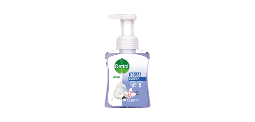 Savon mains Dettol Mousse Vanille 250ml