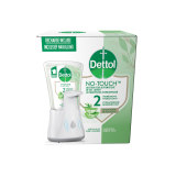 Distributeur savon mains Dettol Hydrating No Touch Kit avec savon 250ml