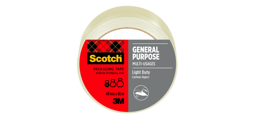 Ruban d'emballage Scotch 4501T66 66mx48mm transparent