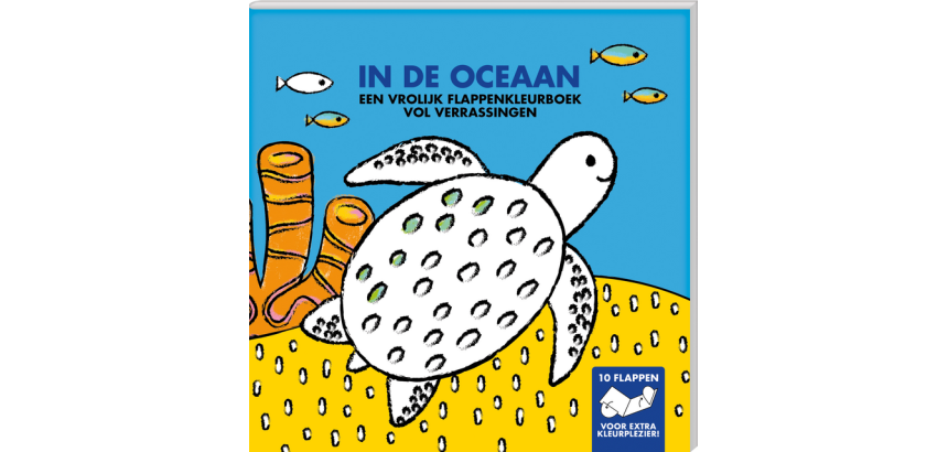 Kleurboek met flappen Interstat In de oceaan