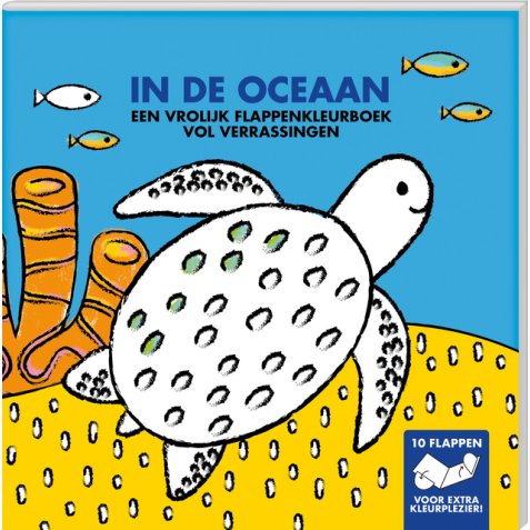 Kleurboek met flappen Interstat In de oceaan