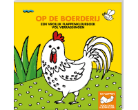 Album de coloriage à rabats interstat 'Op de boerderij'