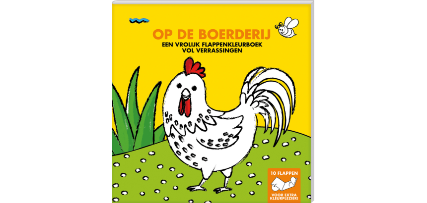 Interstat flap coloring book 'On the farm'