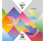 Origami Clairefontaine Gradient 20x20cm set 100 feuilles 70g assorti