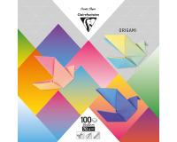 Origami Clairefontaine Gradient 20x20cm set 100 feuilles 70g assorti