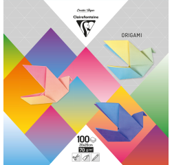 Origami Clairefontaine Gradient 20x20cm set à 100 vel 80gram assorti