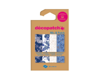 Mix & patch, blisterpackung mit 4 bogen décopatch-papier 30x40 cm, farben und motive sortiert