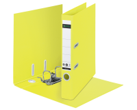 Classeur à levier Leitz 180° Recycle A4 55mm carton jaune