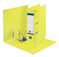 Classeur à levier Leitz 180° Recycle A4 80mm carton jaune