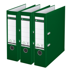 Classeur à levier Leitz 180° 1010 A4 80mm vert 3 pièces