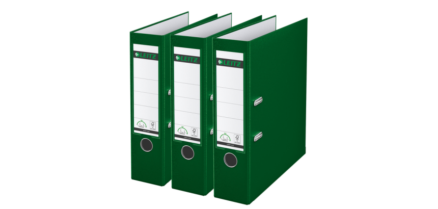Ordner Leitz 180° 1010 A4 80 mm 3 stuks groen