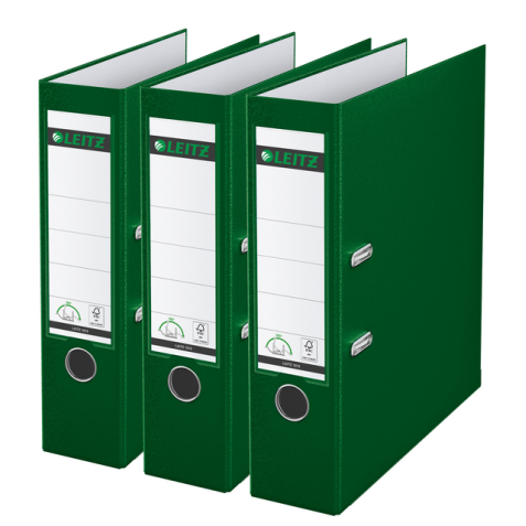 Ordner Leitz 180° 1010 A4 80 mm 3 stuks groen