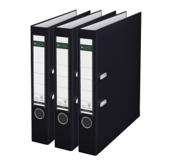 Classeur à levier Leitz 180° 1015 A4 55mm 3 pièces noir