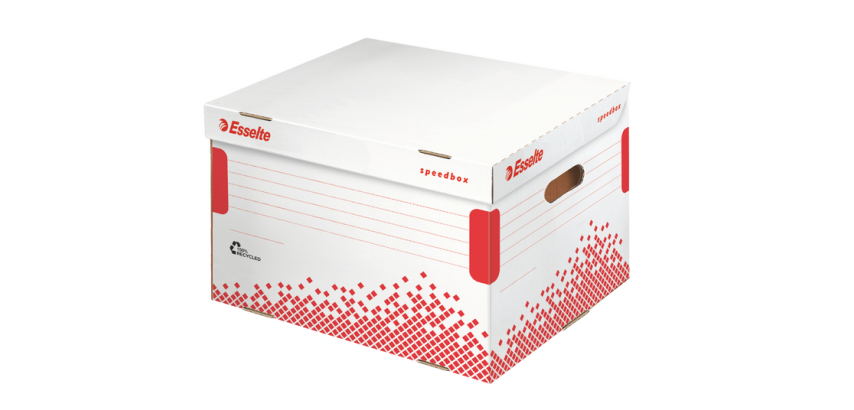 Opberg- en transportdoos Esselte Speedbox 392x301x334mm wit
