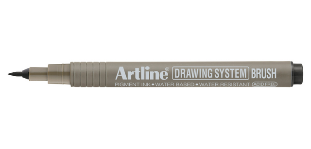 Fineliner Artline Pinseltechnik schwarz