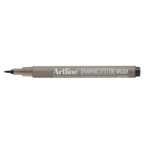 Fineliner Artline technisch brush zwart