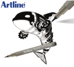 Fineliner Artline pinceau technique noir