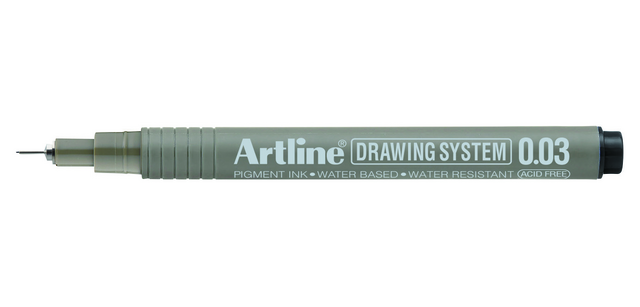 Fineliner Artline technique 0,03mm noir