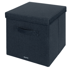 En_caja de tela para almacenaje con tapa l, 2 pie