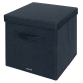 Opbergdoos Leitz gestoffeerd met deksel 330x325x380mm grijs 2 st