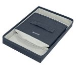 Boîte de rangement Leitz tissu avec couvercle 190x160x285mm gris 2 pièces