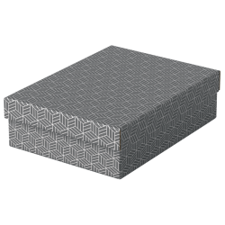 Boîte de rangement / cadeau Esselte Home Medium 265x100x260mm gris 3 pièces
