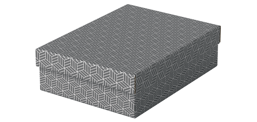 Aufbewahrungs-/Geschenkbox Esselte Home Medium 265x100x260mm grau 3 Stück