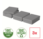 Aufbewahrungs-/Geschenkbox Esselte Home Medium 265x100x260mm grau 3 Stück