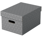 Boîte de rangement Esselte Home Medium 265x205x365mm gris 3 pièces