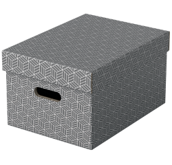 Boîte de rangement Esselte Home Medium 265x205x365mm gris 3 pièces