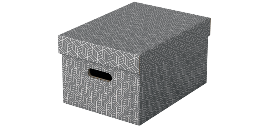 Boîte de rangement Esselte Home Medium 265x205x365mm gris 3 pièces