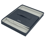 Opbergdoos Leitz gestoffeerd met deksel 285x203x380mm grijs 2 st