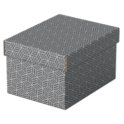Aufbewahrungs- und Geschenkbox Home S, 3er-Set grey