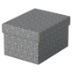 Aufbewahrungs- und Geschenkbox Home S, 3er-Set grey
