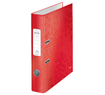 Ordner Leitz WOW 180 gelamineerd 50mm A4 rood