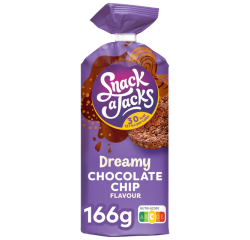 Galette de riz Snack-a-Jacks Chocolate chip paquet 166g