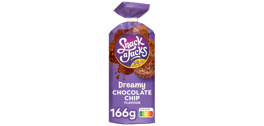 Galette de riz Snack-a-Jacks Chocolate chip paquet 166g