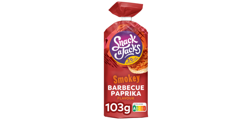 Snack-a-Jacks Rice Cakes BBQ Paprika pack 103g