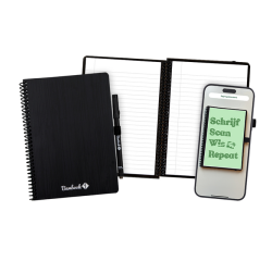 Carnet de notes Bambook Original Noir A5 ligné 40 pages effaçable