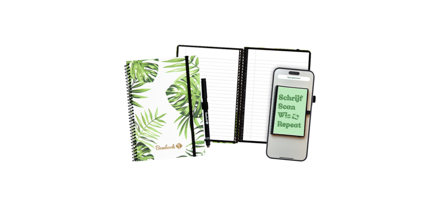 Bambook Original Tropical A5 Lined 40-Page Erasable Notebook