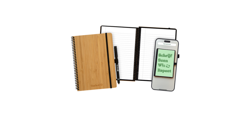 Bambook Classic A5 Lined Hardcover Notebook 40 Erasable Pages