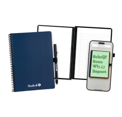 Carnet de notes Bambook Original Navy A5 ligné 40 pages effaçable
