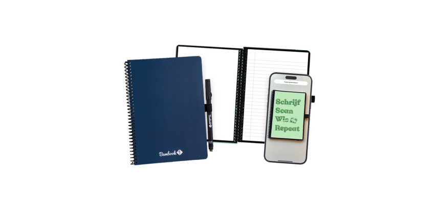 Notizbuch Bambook Original Navy A5 liniert 40 Seiten löschbar