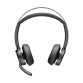 Poly Voyager Focus 2 USB-C-C Headset +USB-C/A Adapter +Charging Stand